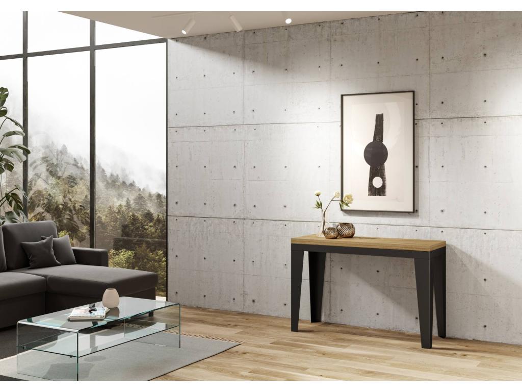 Table en chêne naturel, 120 x 45 cm