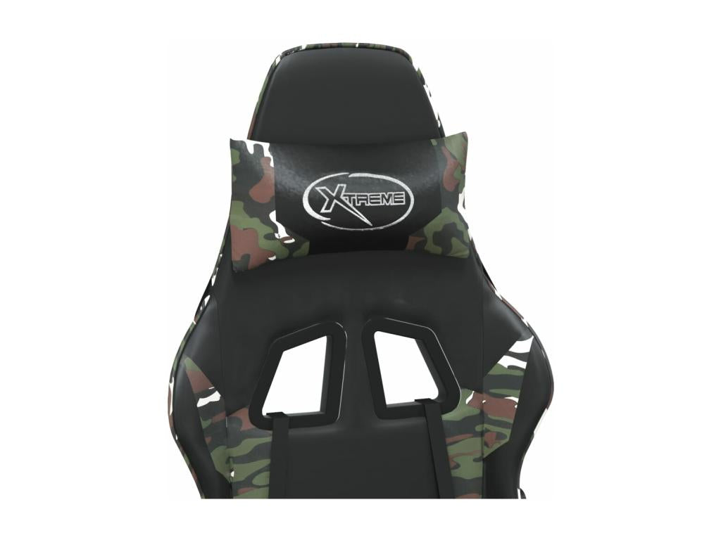 Fauteuil en similicuir noir