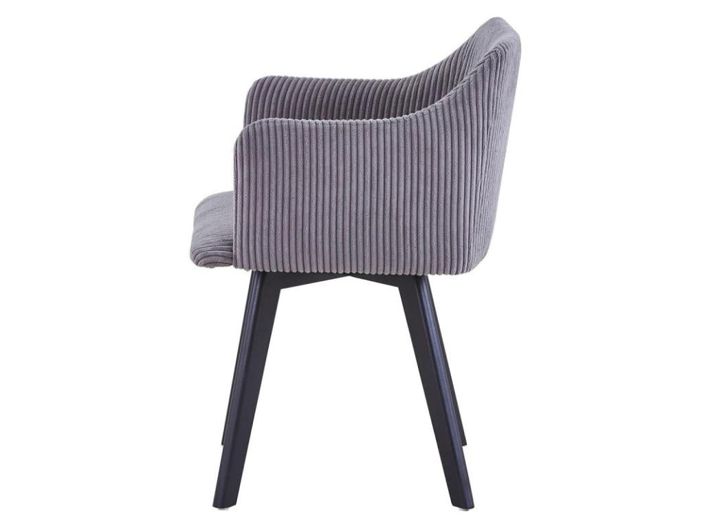 Fauteuil d'appoint en velours gris