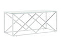 Table basse en verre, 110 x 45 x 45 cm