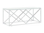 Table basse en verre, 110 x 45 x 45 cm
