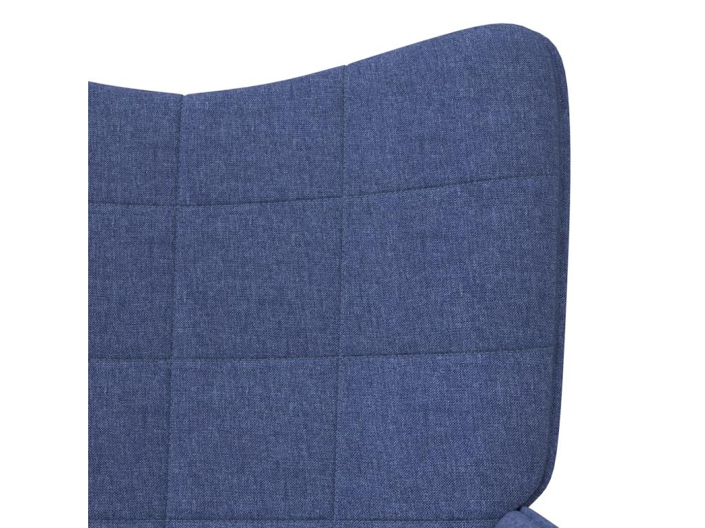 Chaise en tissu bleu - dlz1766459833004
