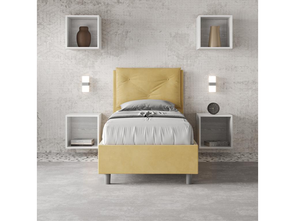 Lit jaune, 80 x 200 cm