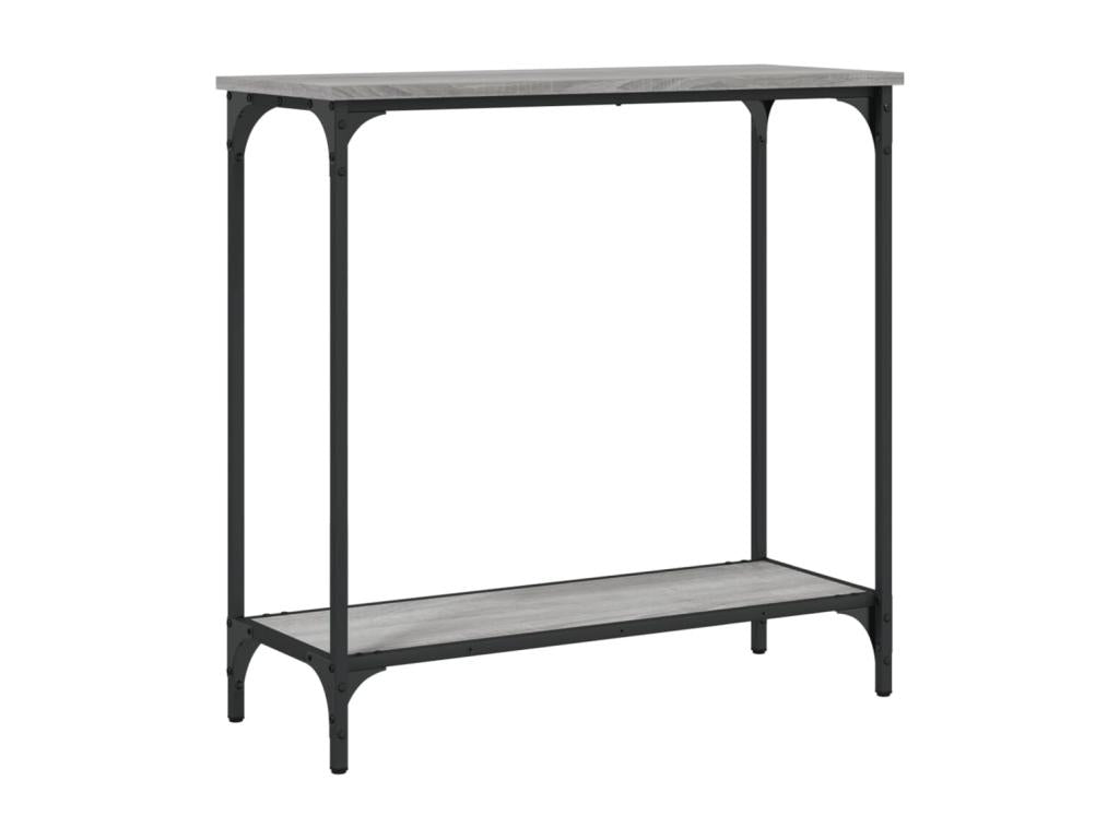 Table en bois d'ingénierie gris, 75 x 30,5 x 75 cm