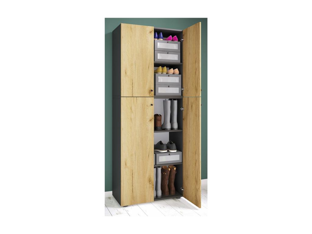 Armoire en chêne noir