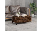 Table basse en bois composite marron, 90 x 50 x 36,5 cm
