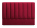 Lit en velours rouge, 180 x 8 x 120 cm