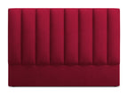 Lit en velours rouge, 180 x 8 x 120 cm