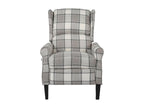 Fauteuil d'appoint en tissu gris - dlz1766459821789