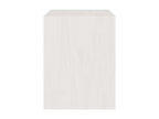 Table en pin blanc, 40 x 30,5 x 40 cm