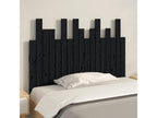 Lit en bois massif noir, 108 x 3 x 80 cm