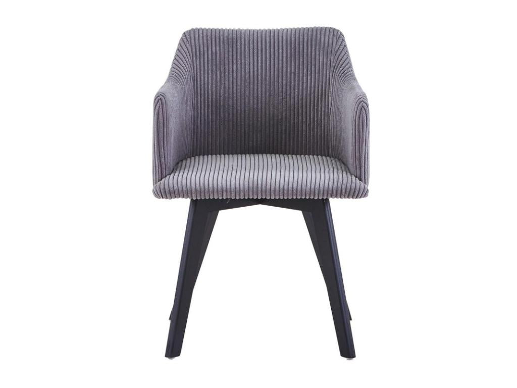 Fauteuil d'appoint en velours gris