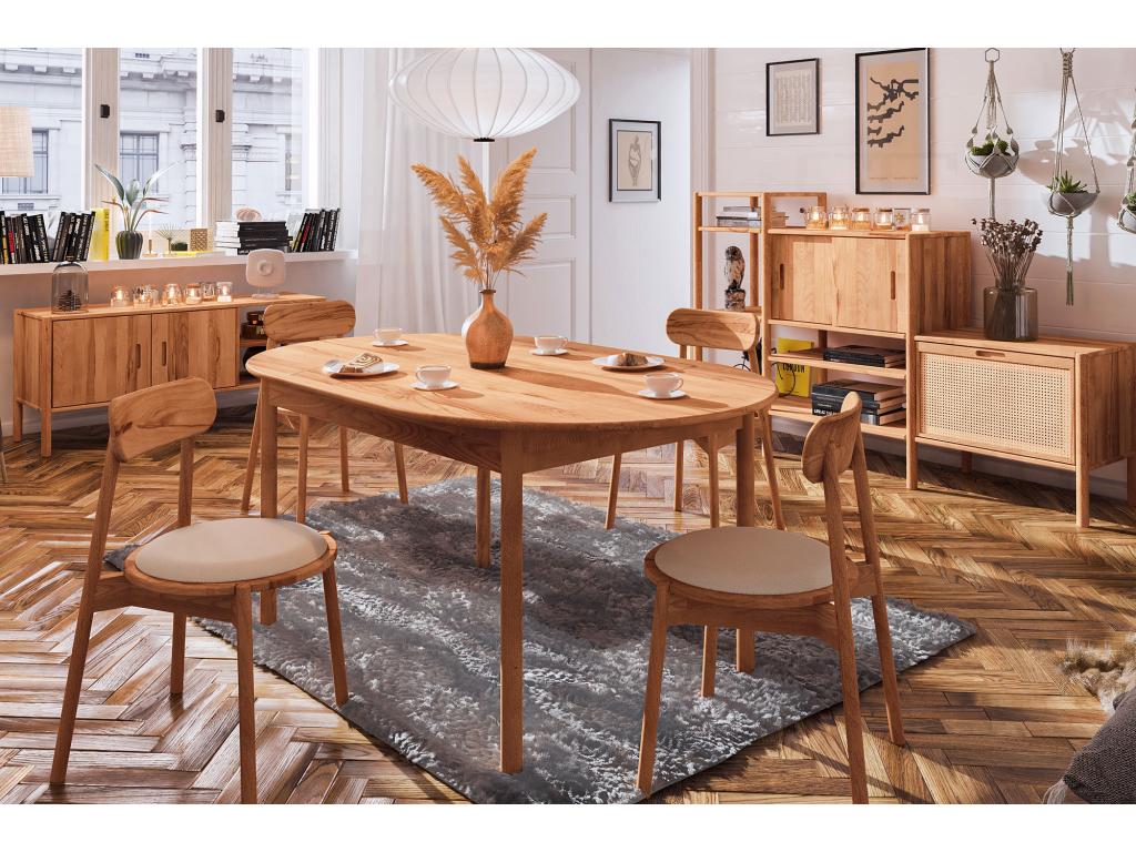 Table naturelle, 90 x 140 cm