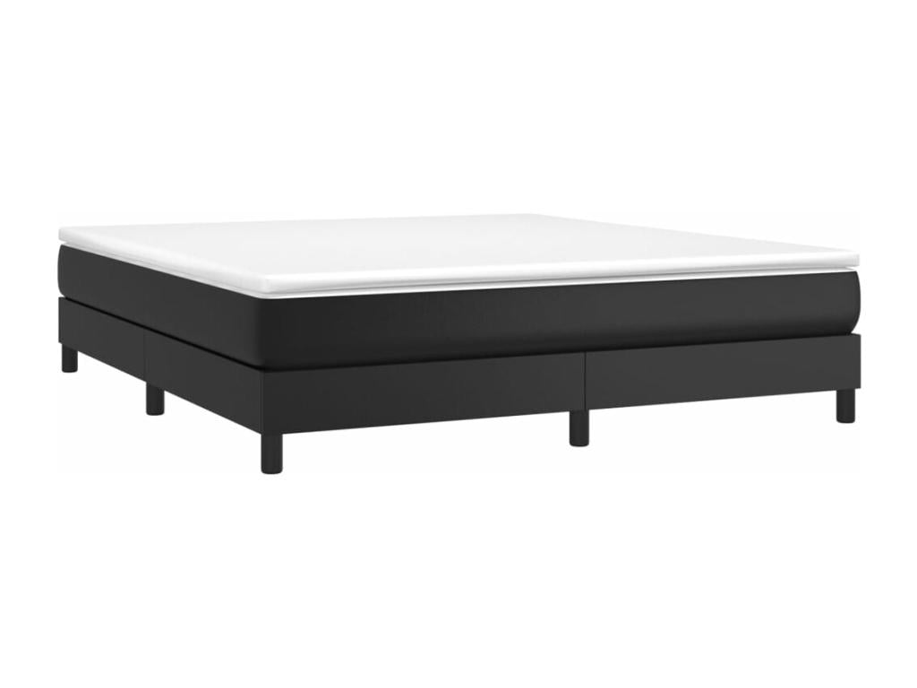 Matelas en similicuir noir, 180 x 200 cm - dlz1766459999009