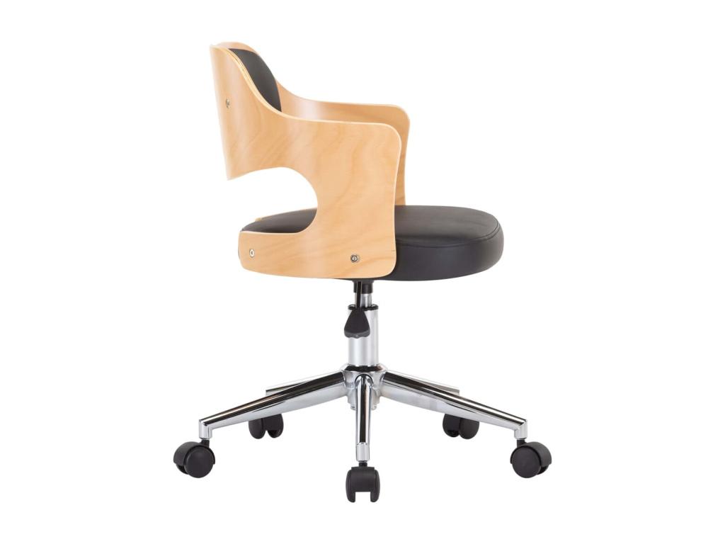 Meubles de maison en similicuir noir