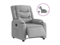 Fauteuil d'appoint en tissu gris