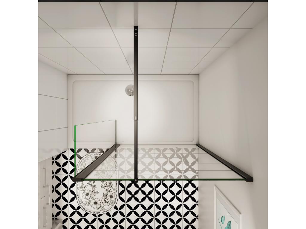 Meubles noirs pour la maison, 90 x 200 cm