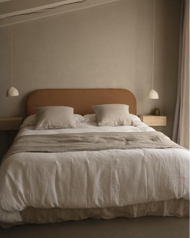 Lit en tissu bouclé, 160 x 110 cm