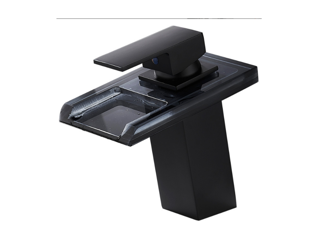 Meubles de maison en verre noir