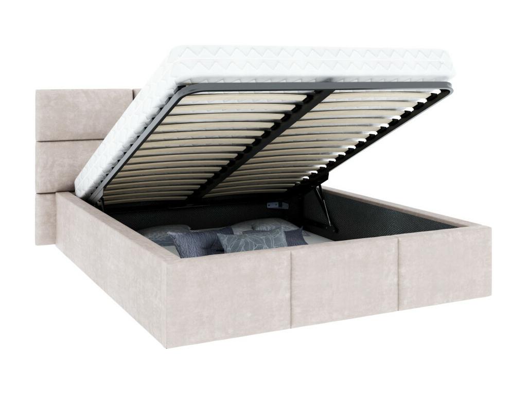 Lit beige, 160 x 200 cm - dlz1766459994990