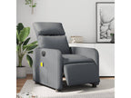 Fauteuil d'appoint en similicuir gris - dlz1766460039910