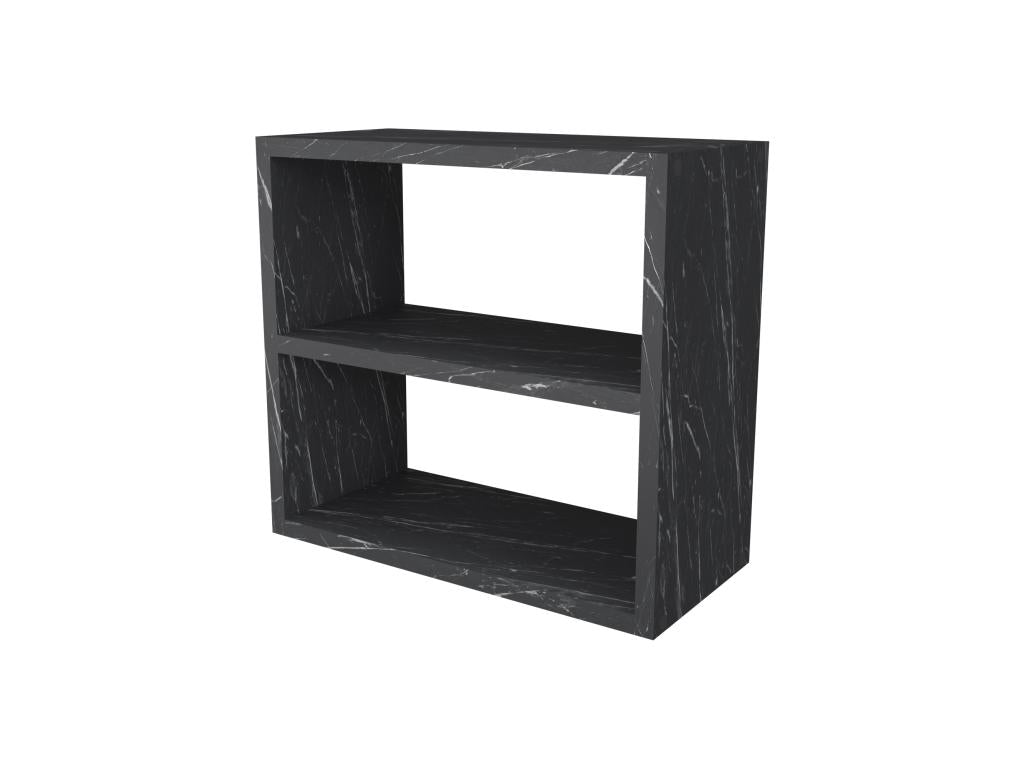 Meuble de maison en marbre noir, 40 x 43,5 x 20 cm