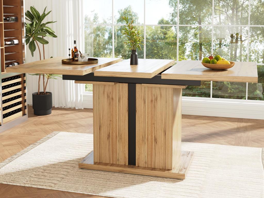 Table de salle à manger naturelle, 158,5 x 80 cm