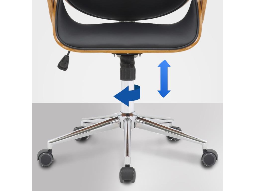 Chaise en métal noir