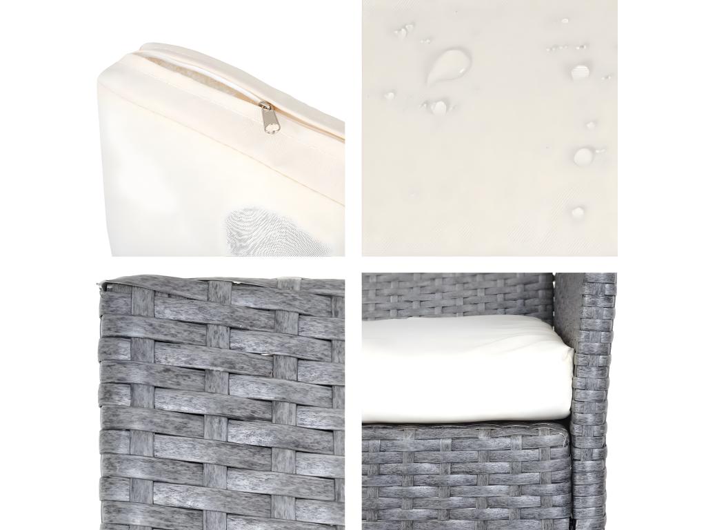 Fauteuil d'appoint gris - dlz1766459944190