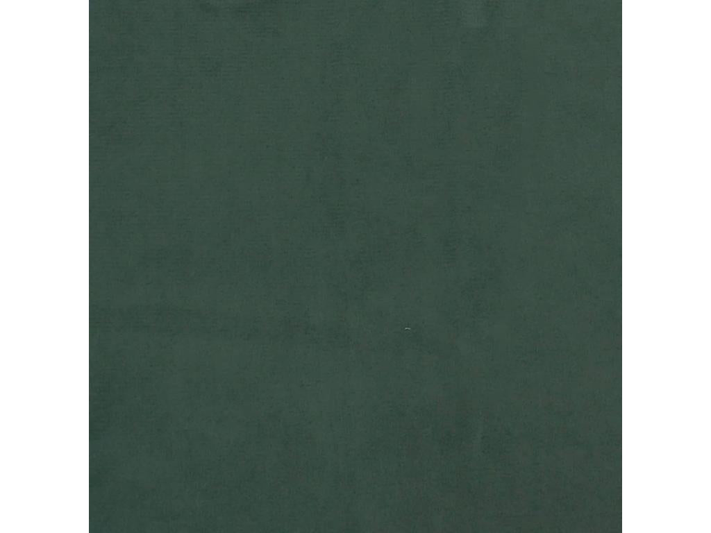 Lit en velours vert, 93 x 23 x 118 cm