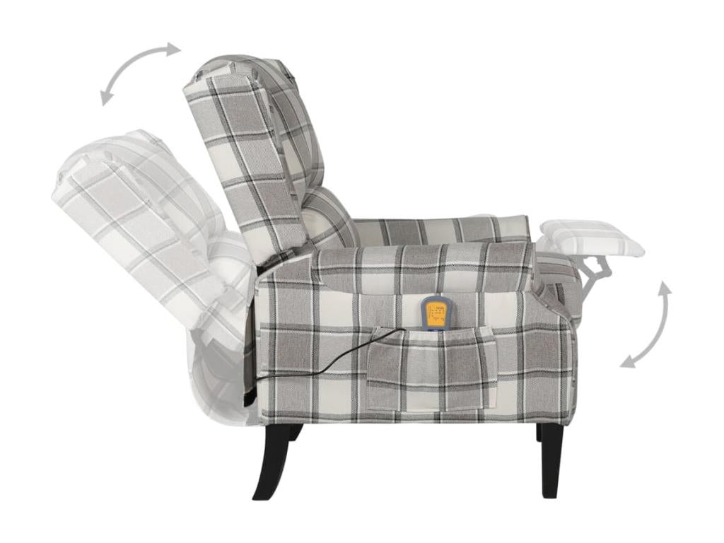 Fauteuil d'appoint en tissu gris - dlz1766459821789