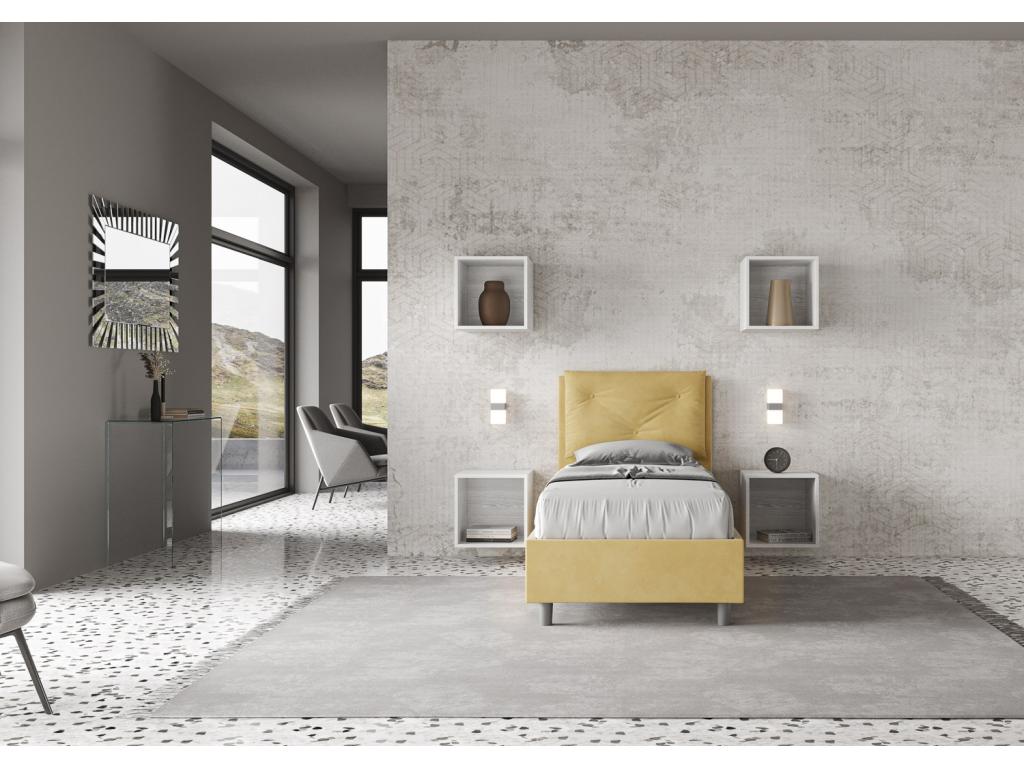 Lit jaune, 80 x 200 cm