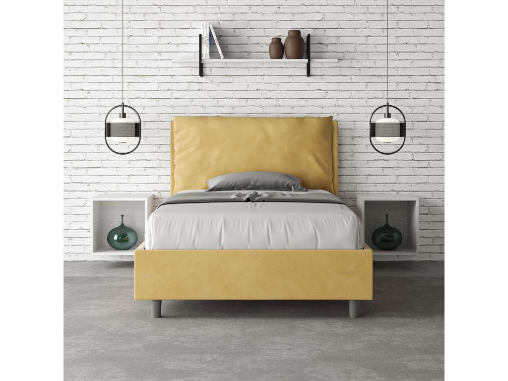 Lit jaune, 120 x 190 cm