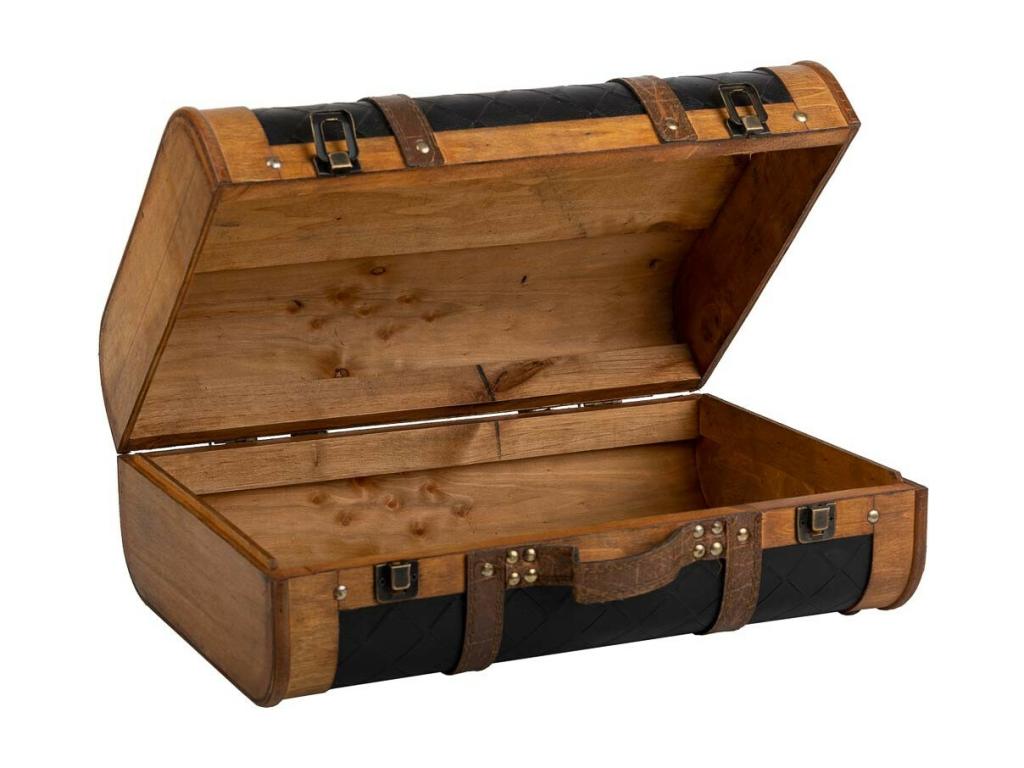 Meuble noir pour la maison, 43 x 30 x 17 cm