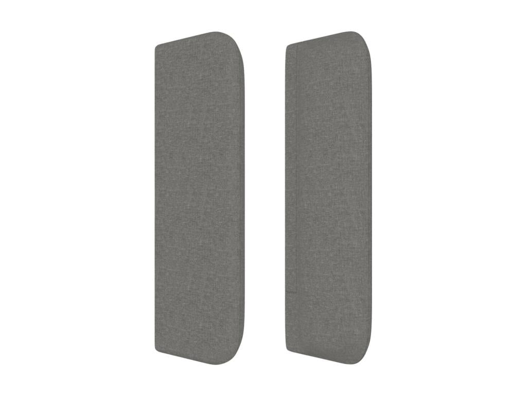 Lit en tissu gris, 147 x 16 x 78 cm