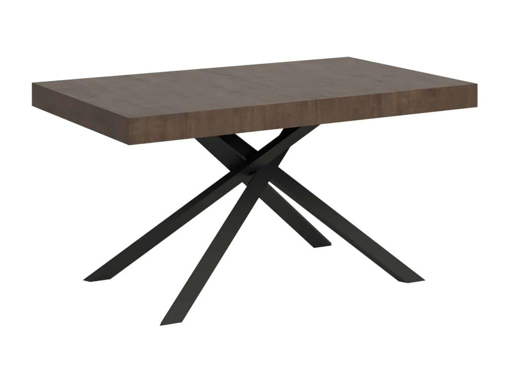 Table marron, 90 x 140 cm