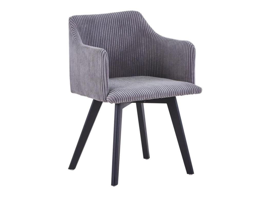 Fauteuil d'appoint en velours gris
