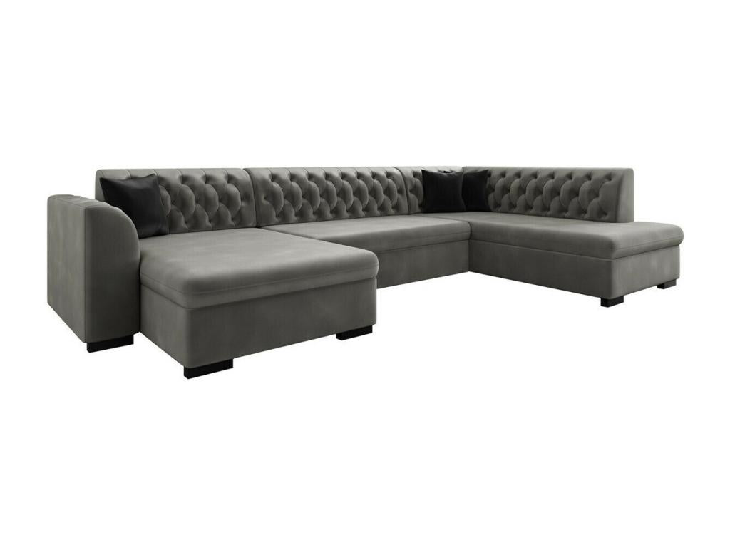 Canapé gris, 345 x 205 x 82 cm