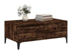 Table basse en bois composite marron, 90 x 50 x 36,5 cm