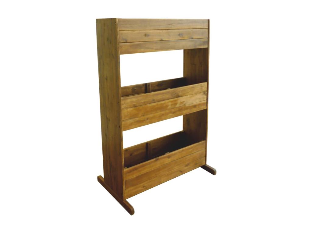 Lit en bois massif brun - dlz1766459776251