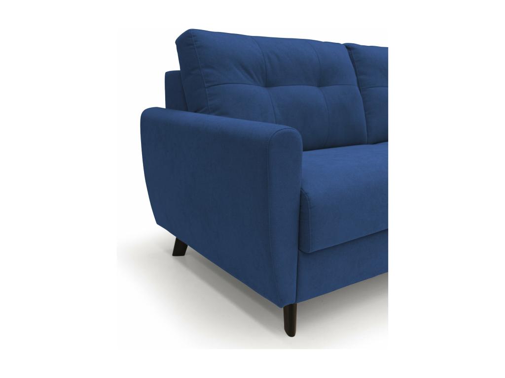 Lit en tissu bleu, 160 x 197 cm