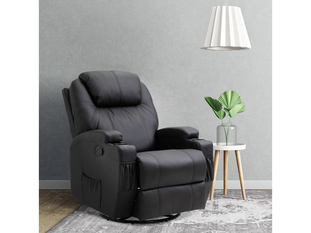 Fauteuil d'appoint noir - dlz1766459876237