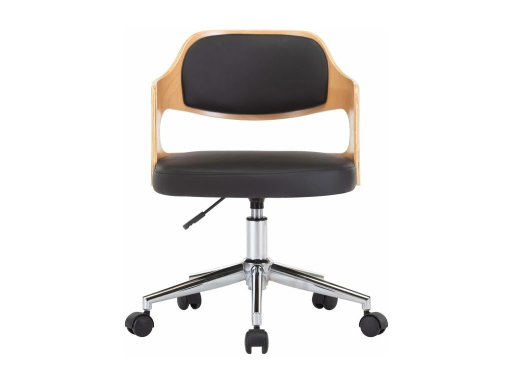 Meubles de maison en similicuir noir