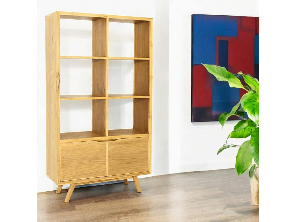 Bibliothèque beige, 100 x 35 x 175 cm